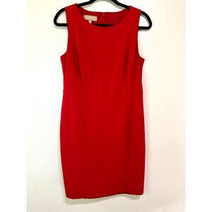 Talbots Women's Sheath Dress Size 8P Fully Lined Holiday Back Zipper Knee Length